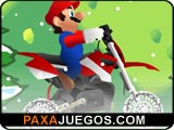 Mario Motocross Snowing