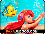 Ariel Swimming in the Ocean